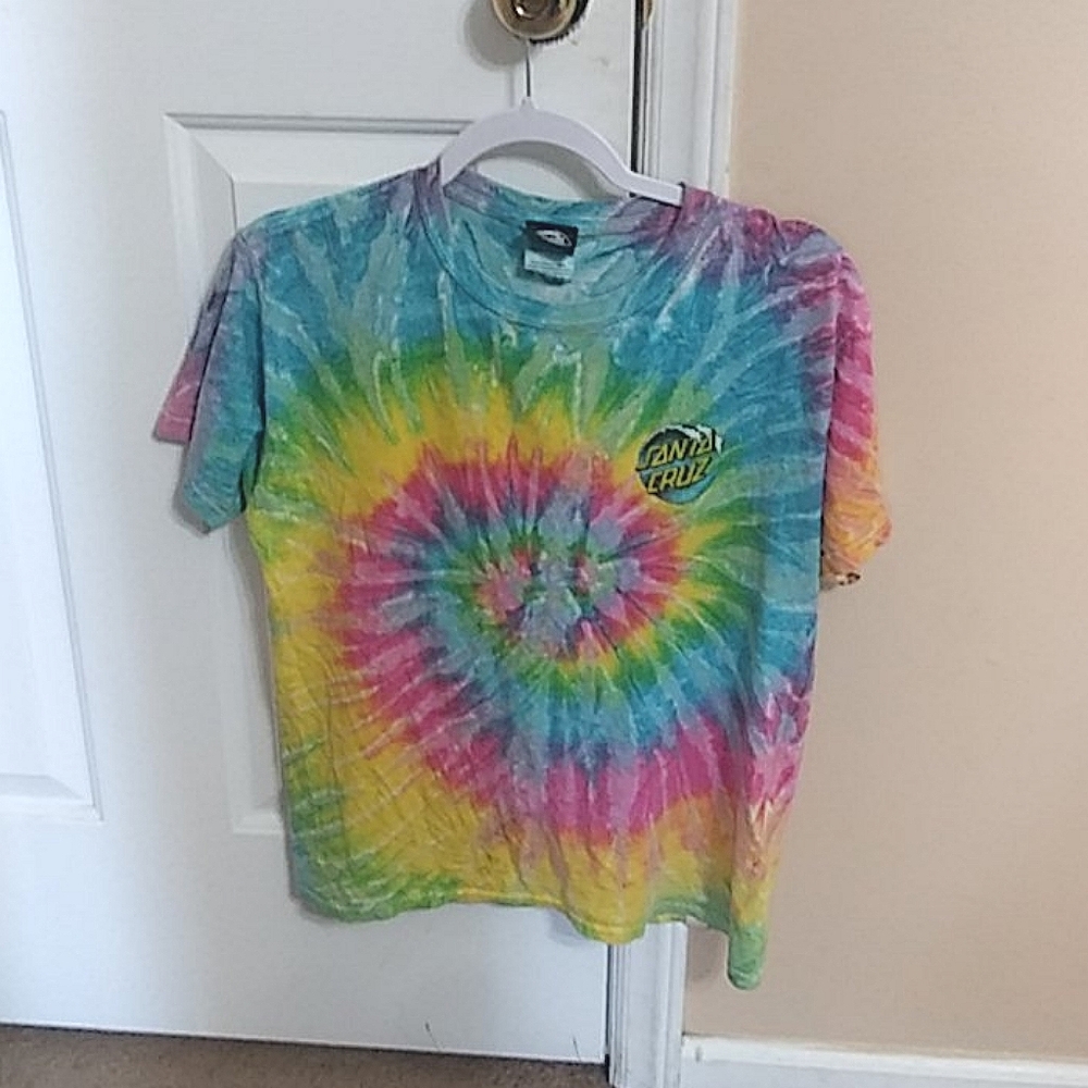 Santa Cruz tie-dye graphic tee